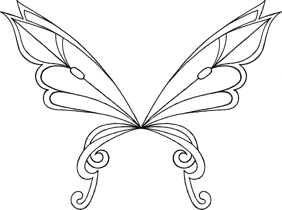 900x670 Fairy Wing Coloring Pages Download And Print For Free