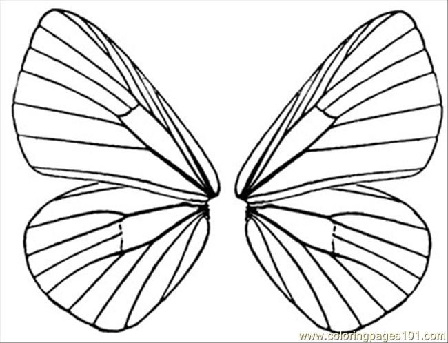 650x498 Fairy Wings To Color Free Printable Coloring Page Butterfly