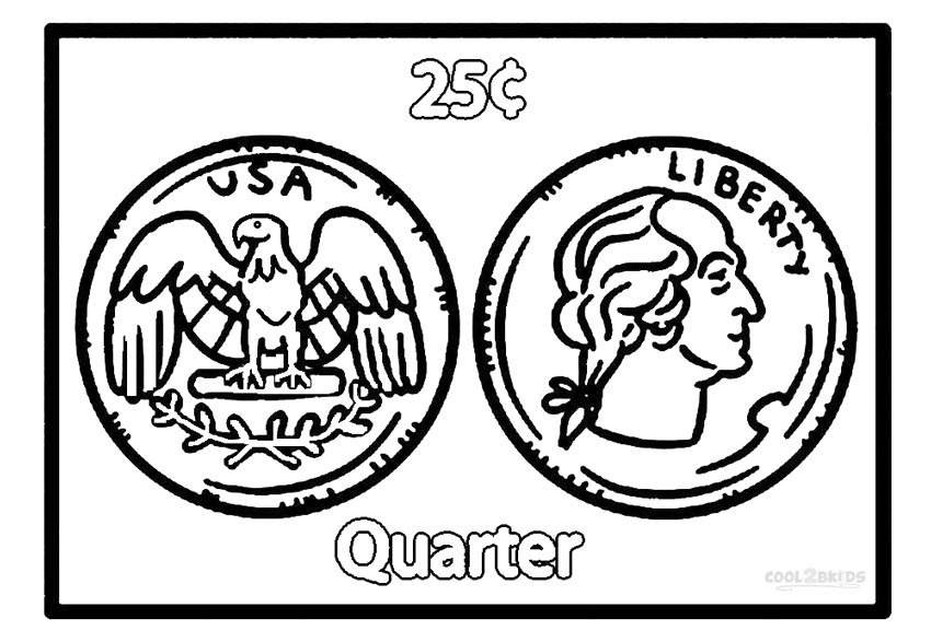 850x587 Marvellous Design Coin Coloring Pages Money Coins Murderthestout