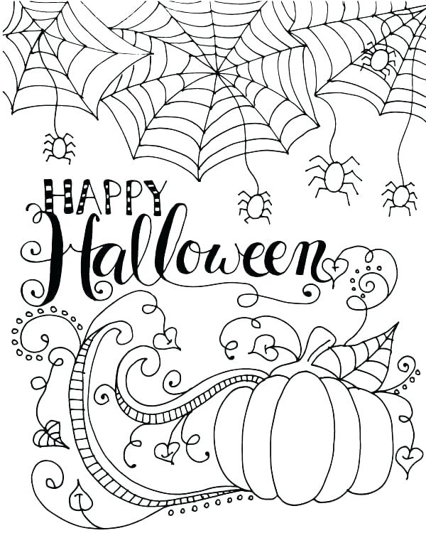 600x750 Cool Halloween Coloring Pages Scary Coloring Pages Best Coloring