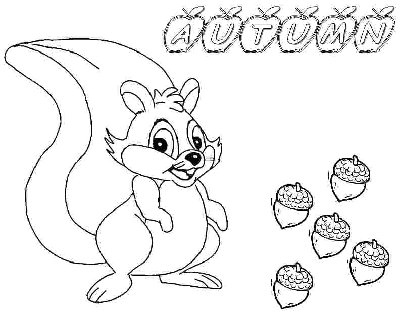 Fall Animals Coloring Pages at GetColorings.com | Free printable ...