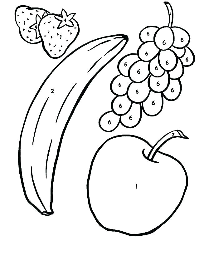 670x820 Apple Coloring Pages Three Apple Colouring Page Fruit Coloring