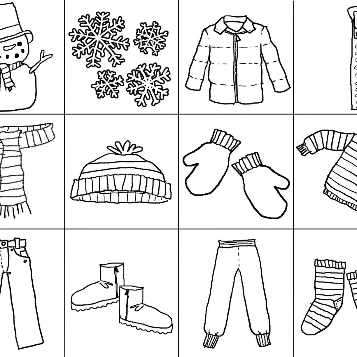 1224x1224 Winter Sports Colorings Printable Coloring Pages About General