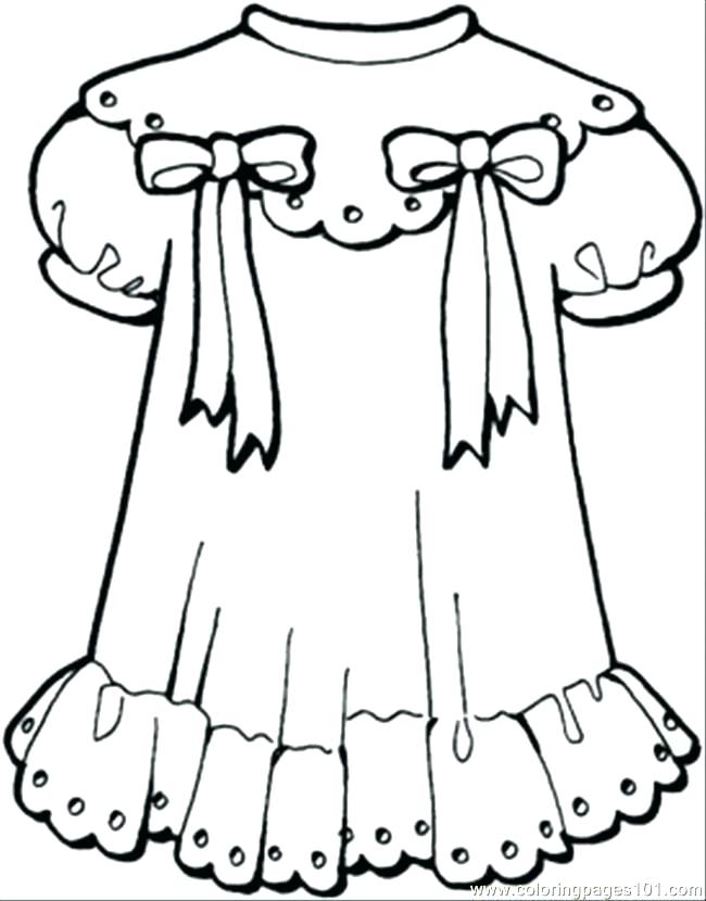 650x830 Clothing Coloring Page