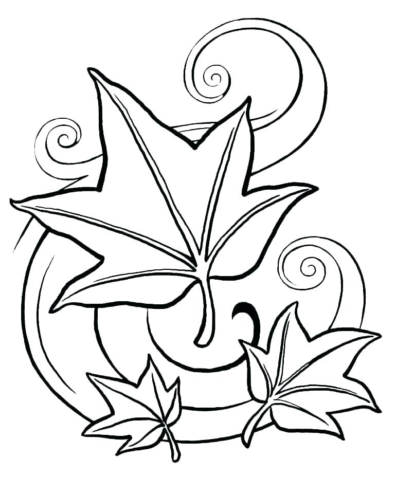 770x963 Fall Coloring Pages Printable
