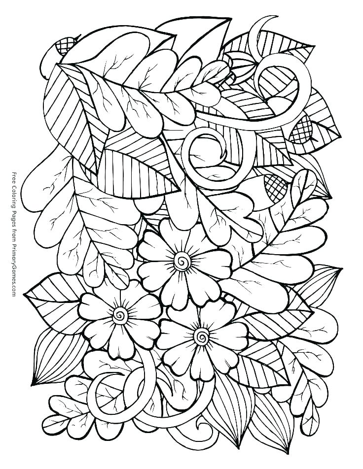 736x952 Autumn Coloring Pages For Adults Autumn Coloring Pages Coloring