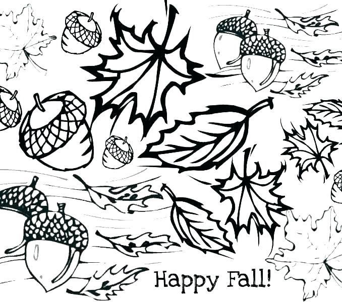 Autumn Coloring Pages 678x600 Autumn Coloring Pages
