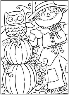 Fall Coloring Pages For Kindergarten