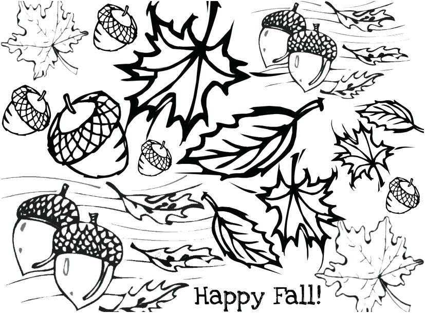 Autumn Leaf Coloring Pages Fall Leaf Coloring Pages To Print 827x609 Autumn Leaf Coloring Pages Fall Leaf Coloring Pages To Print