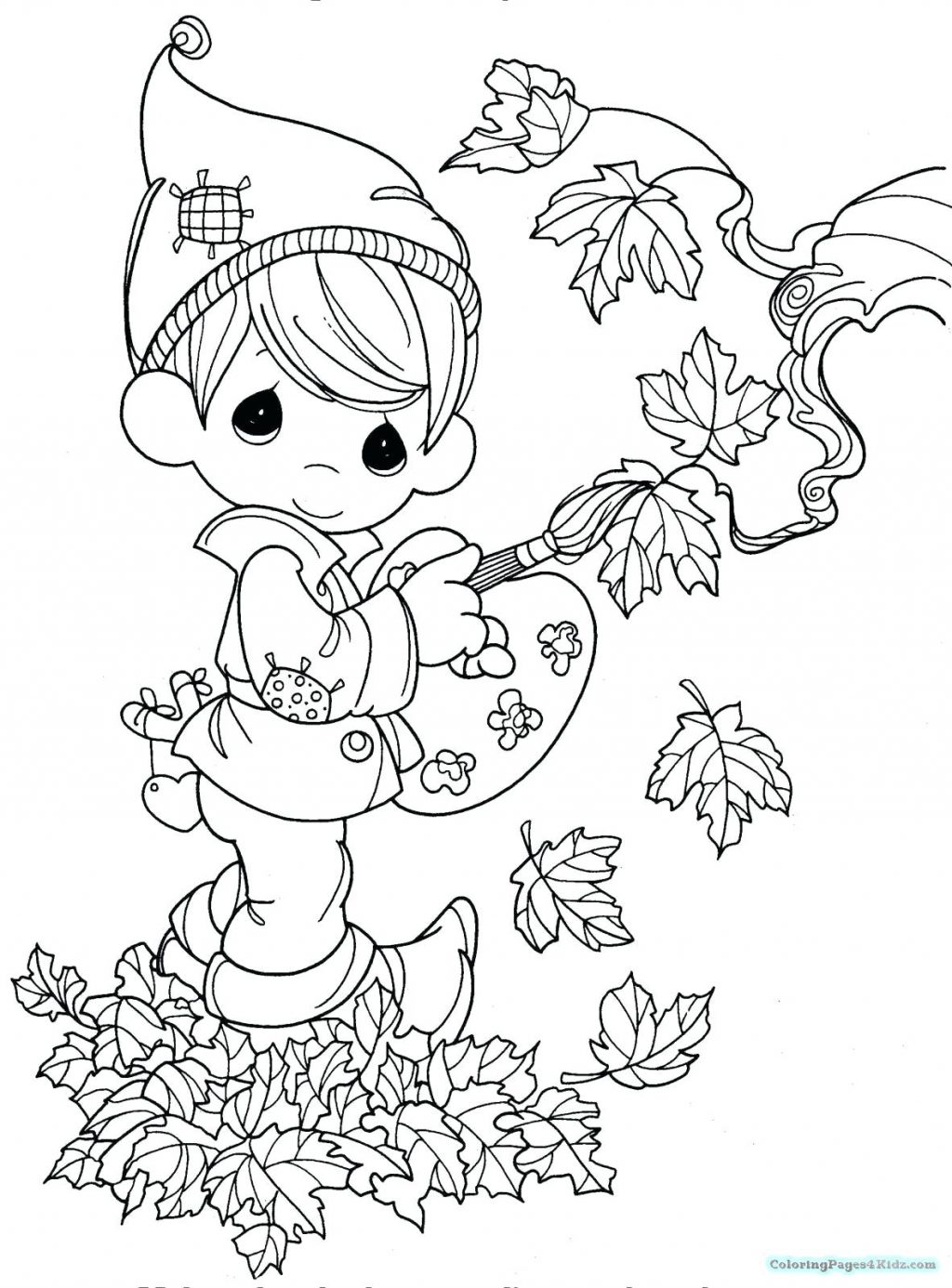 1024x1386 Coloring Pages ~ Autumn Coloring Pages Outlines Colouring