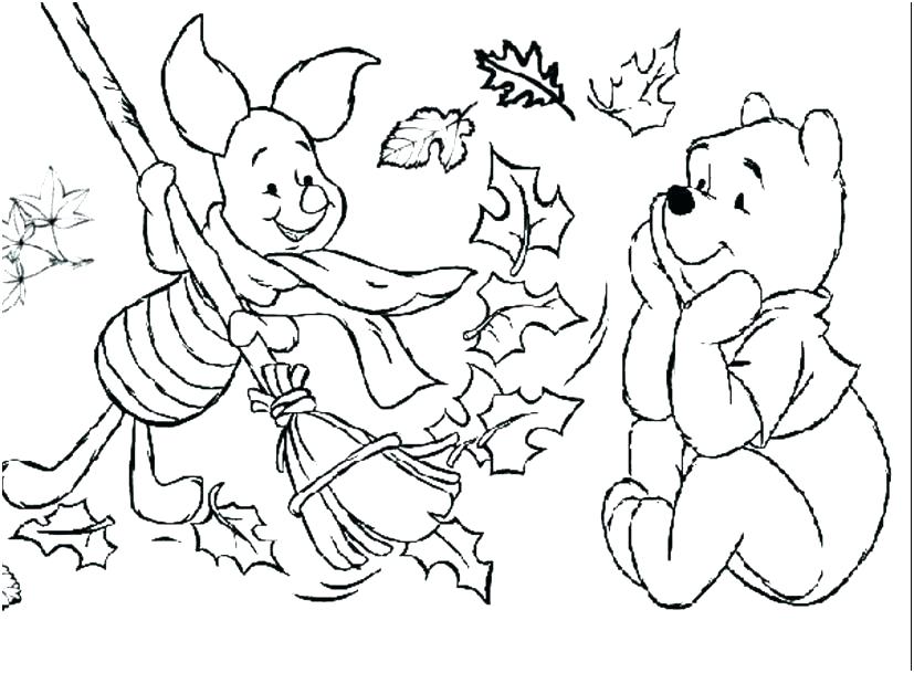 827x609 Coloring Pages For Fall Printable