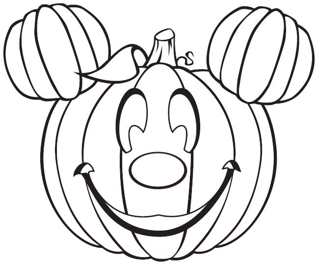 648x540 Free Disney Halloween Coloring Pages For Kids Color Bros