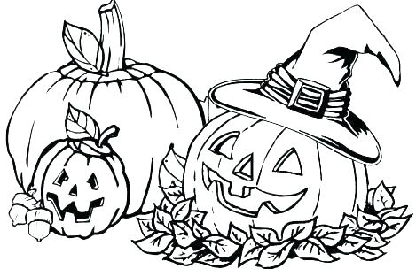 469x304 Printable Pumpkin Coloring Page Deepart