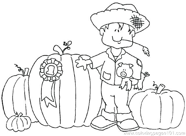 641x469 Scarecrow Coloring Pages Printables Color By Number Pumpkin