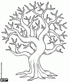 Bodhi Tree Coloring Page 236x278 Bodhi Tree Coloring Page