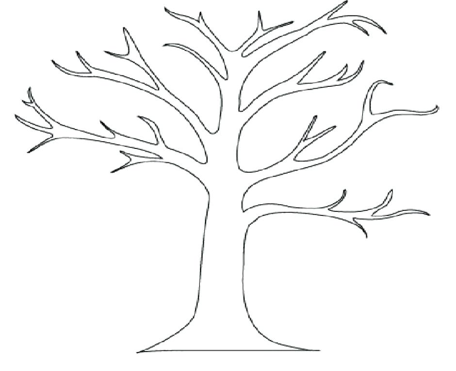 940x765 Autumn Tree Coloring Pages Printable Fall Trees Coloring Pages