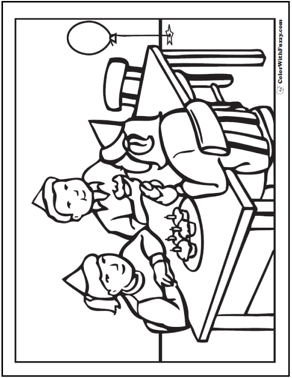 Family And Friends Coloring Pages