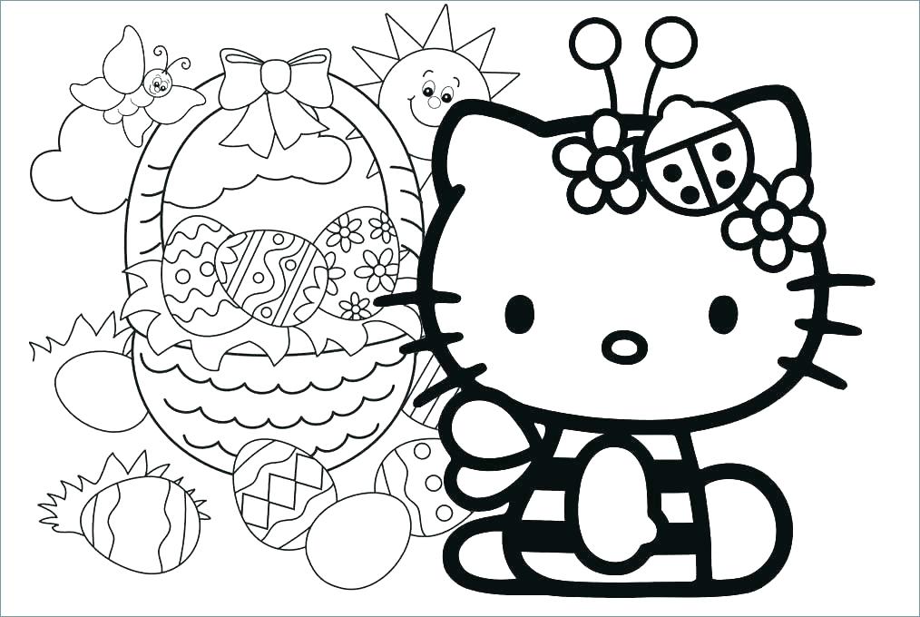 1014x680 Hello Kitty Family Colouring Pages And Friends Coloring Characters