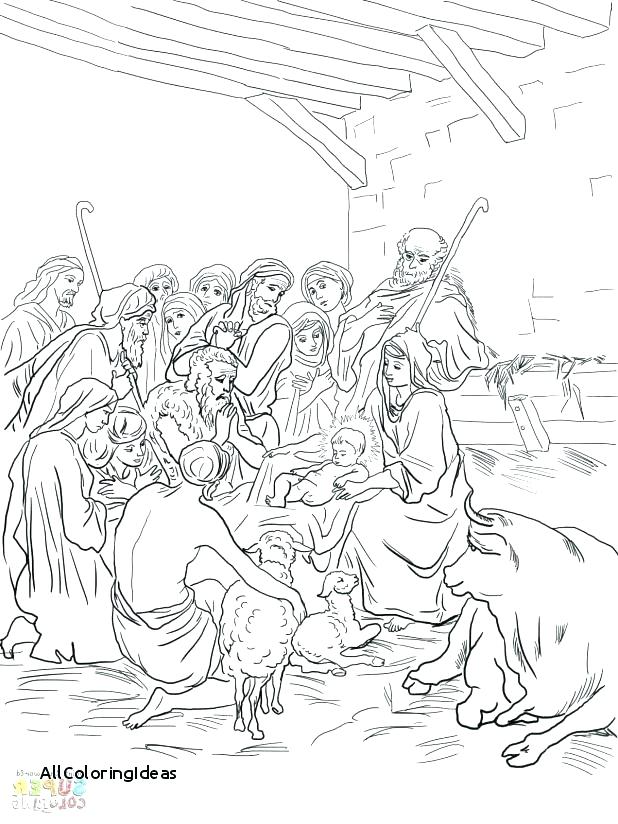 Holy Family Coloring Pages Saint Seated In The Creche Coloring 618x824 Holy Family Coloring Pages Saint Seated In The Creche Coloring