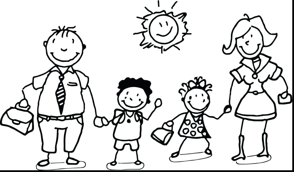 My Family Coloring Pages 1024x598 My Family Coloring Pages