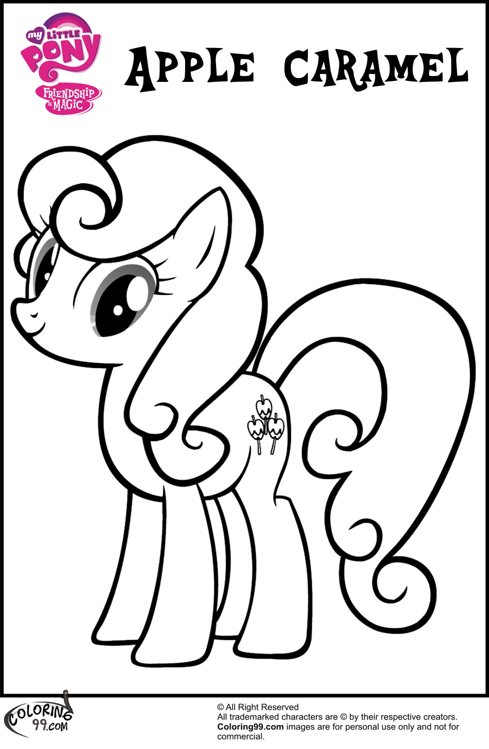 980x1500 My Little Pony Apple Bloom Coloring Pages