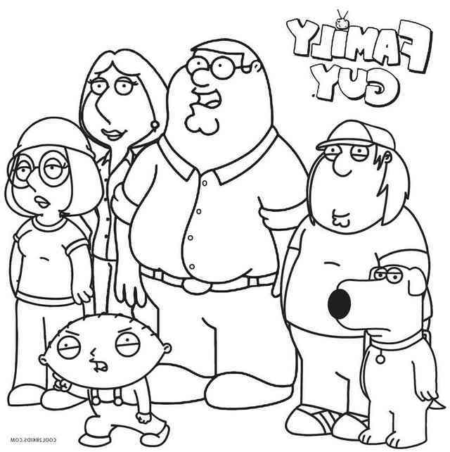 Family Guy Coloring Pages at GetColorings.com | Free printable ...