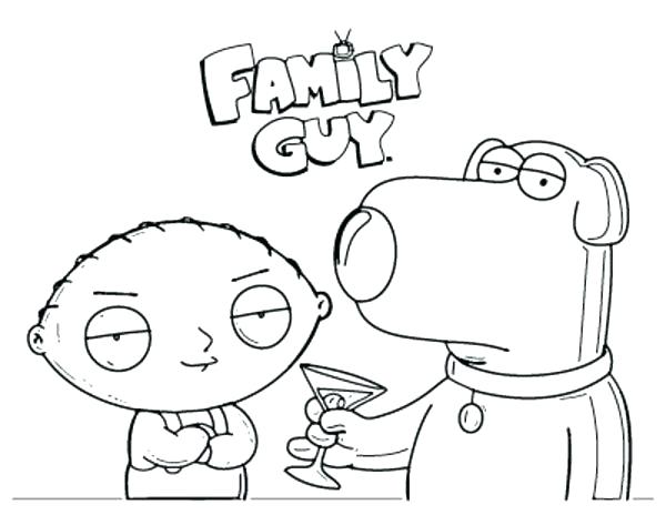 600x464 Family Guy Printable Coloring Pages Picture Best Family Guy