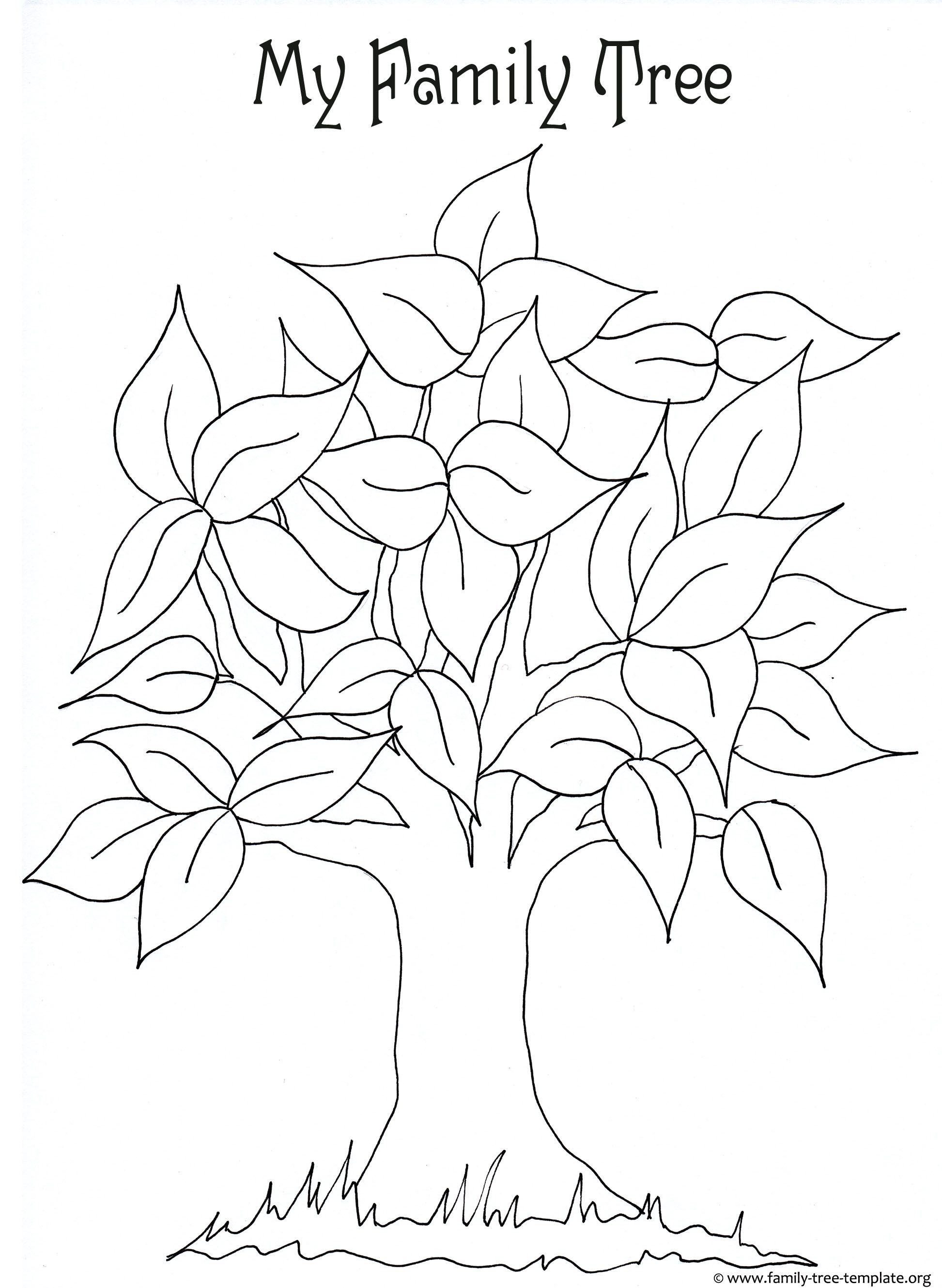 Limited Family Tree Coloring Page For Kids The Big Printables 1945x2657 Limited Family Tree Coloring Page For Kids The Big Printables