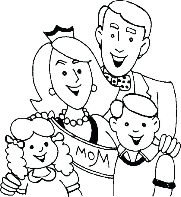 Family Coloring Pages Inspirational Family Coloring Pages 600x653 Family Coloring Pages Inspirational Family Coloring Pages