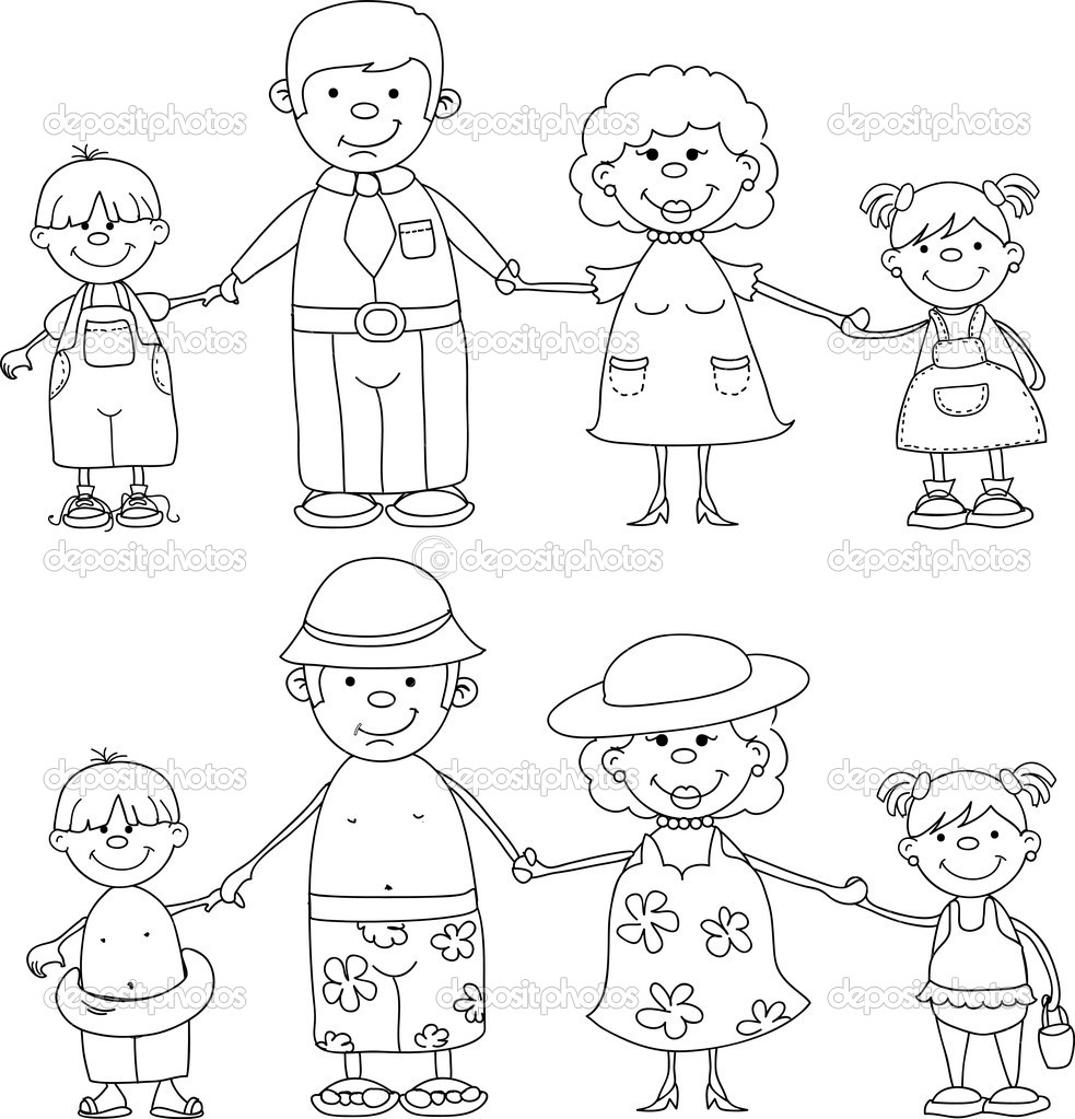 Family Members Coloring Pages Maryell Craft Work 983x1023 Family Members Coloring Pages Maryell Craft Work