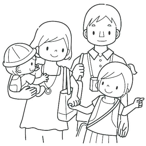 Family Coloring Pages Printable Coloring Pages For Family Lovely 500x500 Family Coloring Pages Printable Coloring Pages For Family Lovely