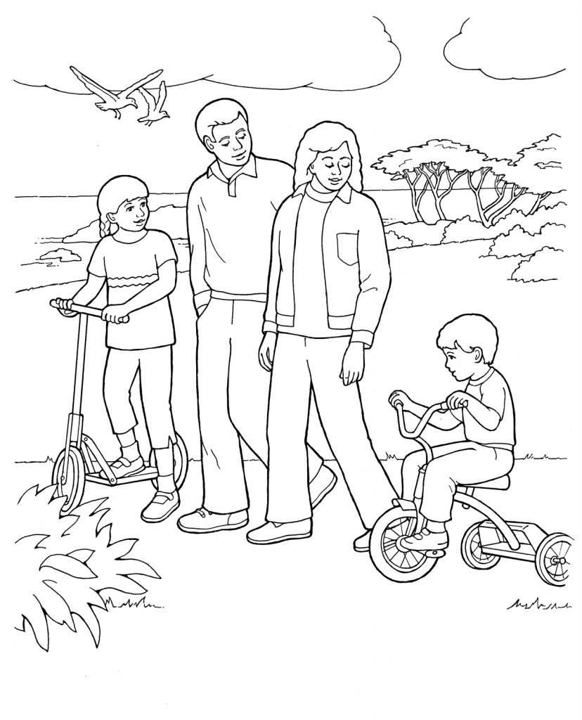 Lds Family Coloring Pages 828x1024 Lds Family Coloring Pages