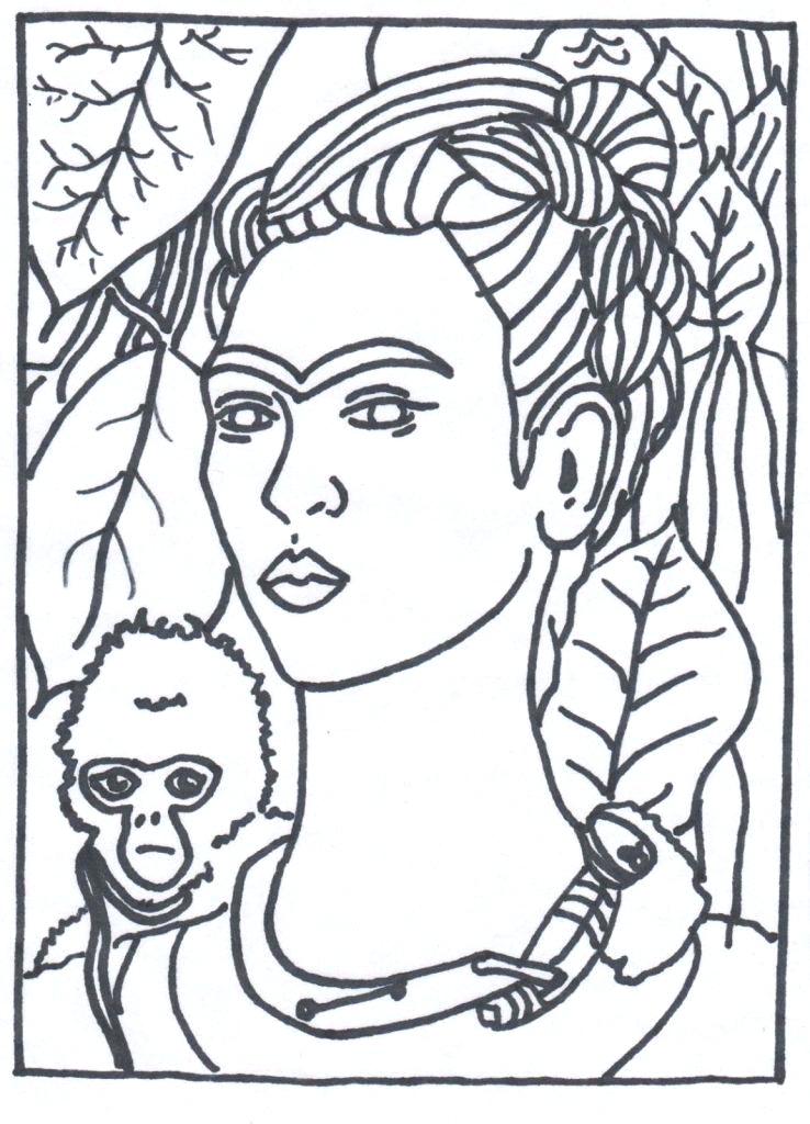 Famous Artists Coloring Pages Coloring Pages Famous Artist 738x1024 Famous Artists Coloring Pages Coloring Pages Famous Artist