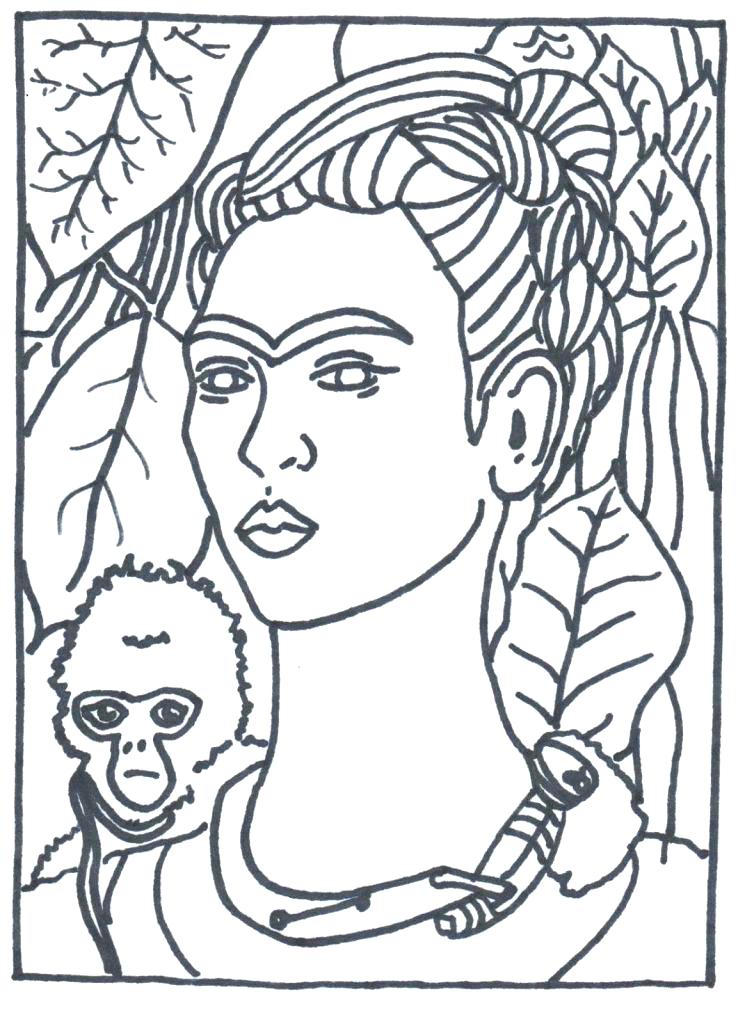 Famous Artists Coloring Pages Coloring Pages Famous Artist 738x1024 Famous Artists Coloring Pages Coloring Pages Famous Artist