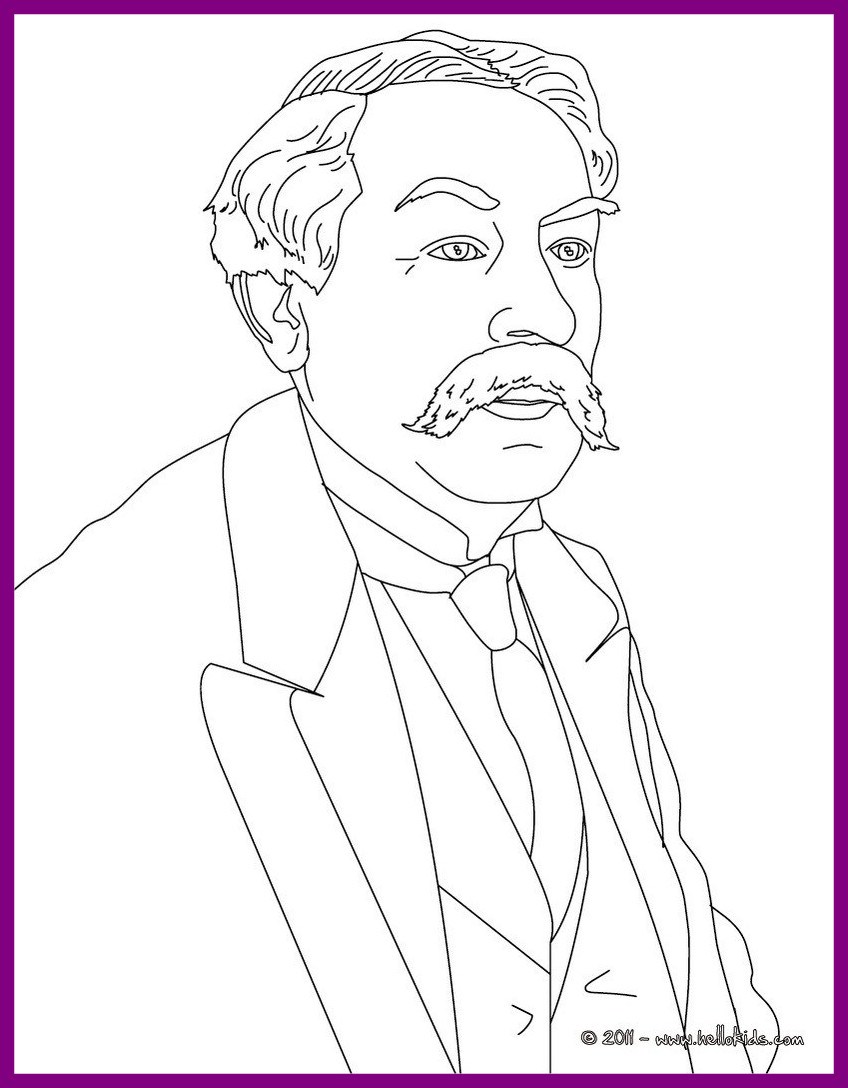 Fascinating Famous French People Coloring Pages Printable 848x1088 Fascinating Famous French People Coloring Pages Printable