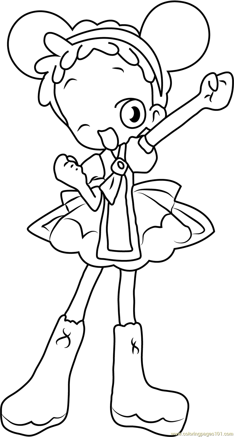 Doremi Harukaze Fan Coloring Page 800x1493 Doremi Harukaze Fan Coloring Page