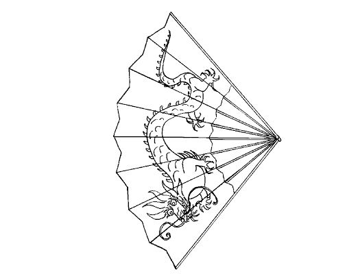 Chinese Fan New Year Coloring Pages Drawing Board Weekly 522x403 Chinese Fan New Year Coloring Pages Drawing Board Weekly