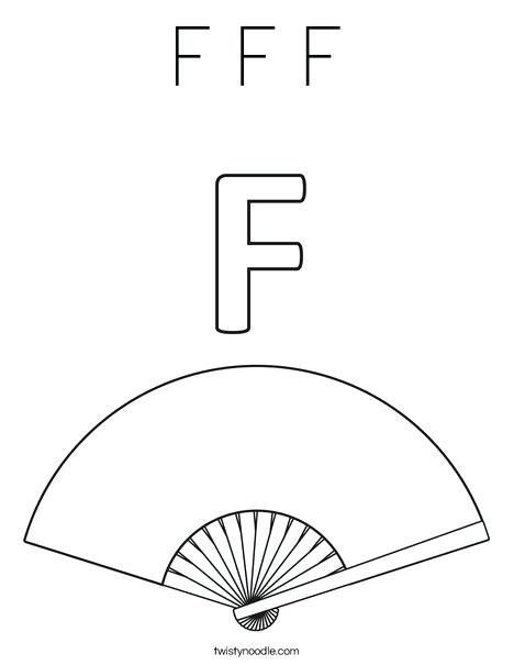 Fan Coloring Page 468x605 Fan Coloring Page