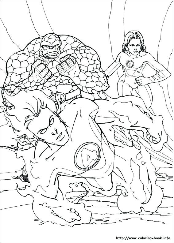 Fantastic Four Coloring Pages Fantastic Four 8 Fantastic Coloring 567x794 Fantastic Four Coloring Pages Fantastic Four 8 Fantastic Coloring