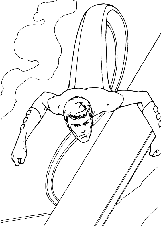 Mr. Fantastic The Power To Stretch Coloring Page. A Coloring Page 565x792 Mr. Fantastic The Power To Stretch Coloring Page. A Coloring Page