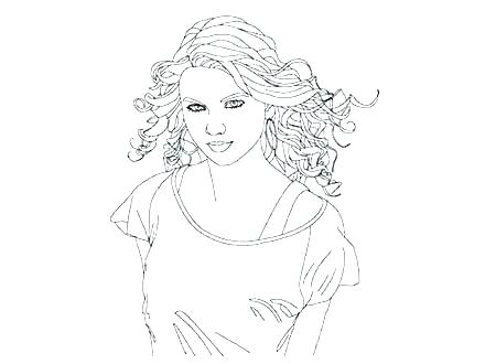 Selena Gomez Coloring Page Coloring Pages Fantastic Coloring 440x330 Selena Gomez Coloring Page Coloring Pages Fantastic Coloring