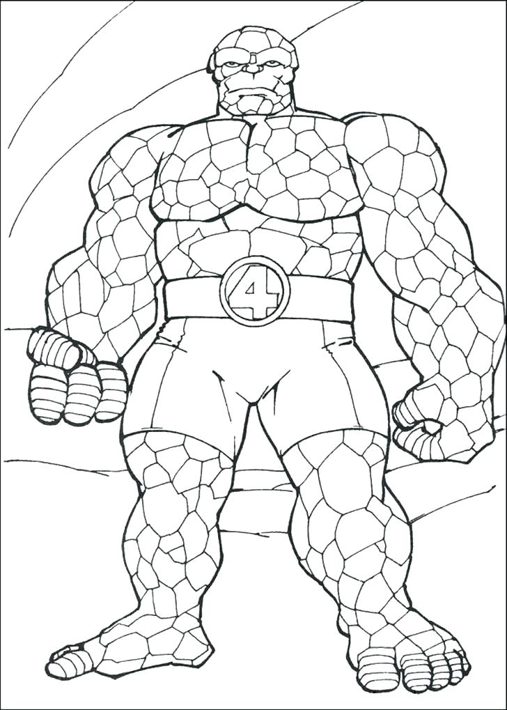 728x1019 Fantastic 4 Coloring Pages Fantastic Four Coloring Pages Free