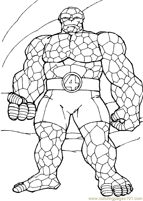 565x792 Fantastic Four Coloring Page (15) Coloring Page