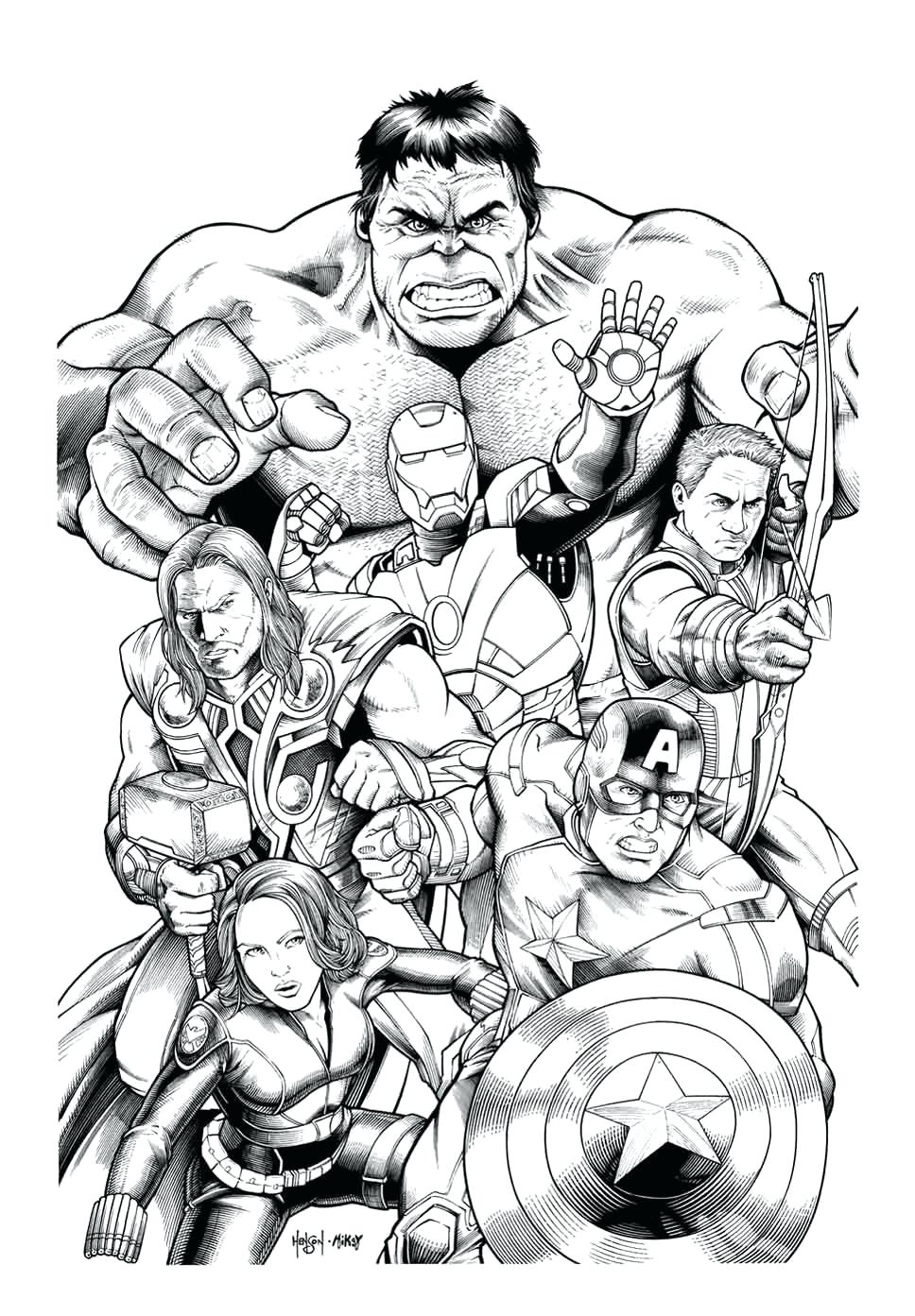 968x1393 Coloring Page ~ Fantastic Four Coloring Pages To Print This Free