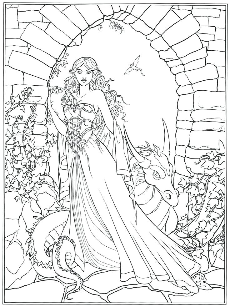 736x982 809 Best Fantasy Coloring Pages For Adults Images