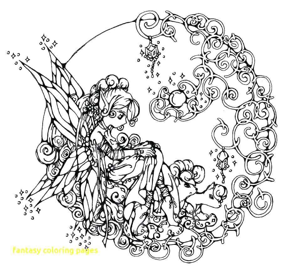 Fantasy Coloring Books 900x856 Fantasy Coloring Books