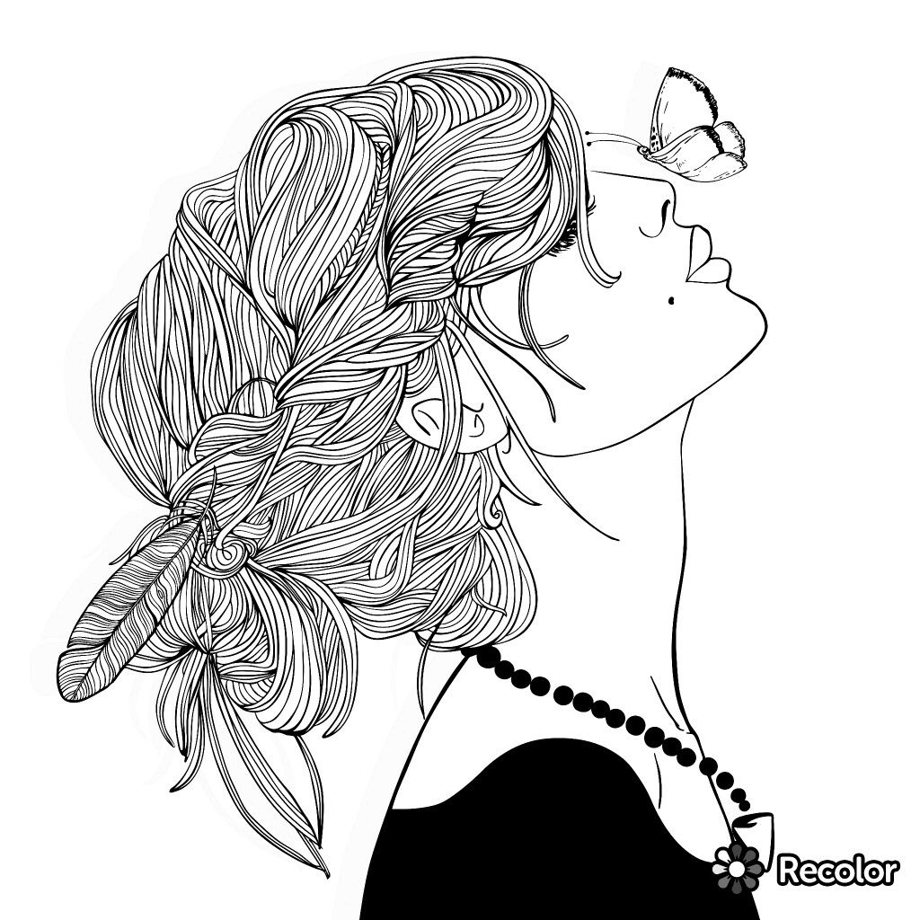 Adult Fantasy Coloring Pages 1024x1024 Adult Fantasy Coloring Pages