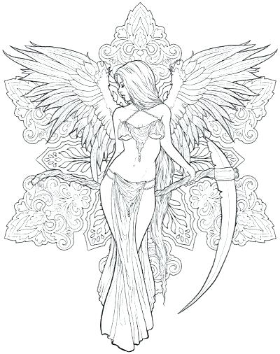 Fantasy Coloring Pictures Adult Fantasy Coloring Pages Adult 400x506 Fantasy Coloring Pictures Adult Fantasy Coloring Pages Adult