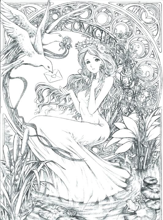 Free Fairy Coloring Pages Adults Fairy Coloring Pages 533x720 Free Fairy Coloring Pages Adults Fairy Coloring Pages