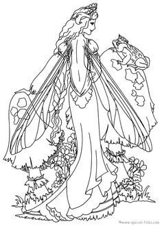 Free Fantasy Coloring Pages For Grown Ups 236x333 Free Fantasy Coloring Pages For Grown Ups